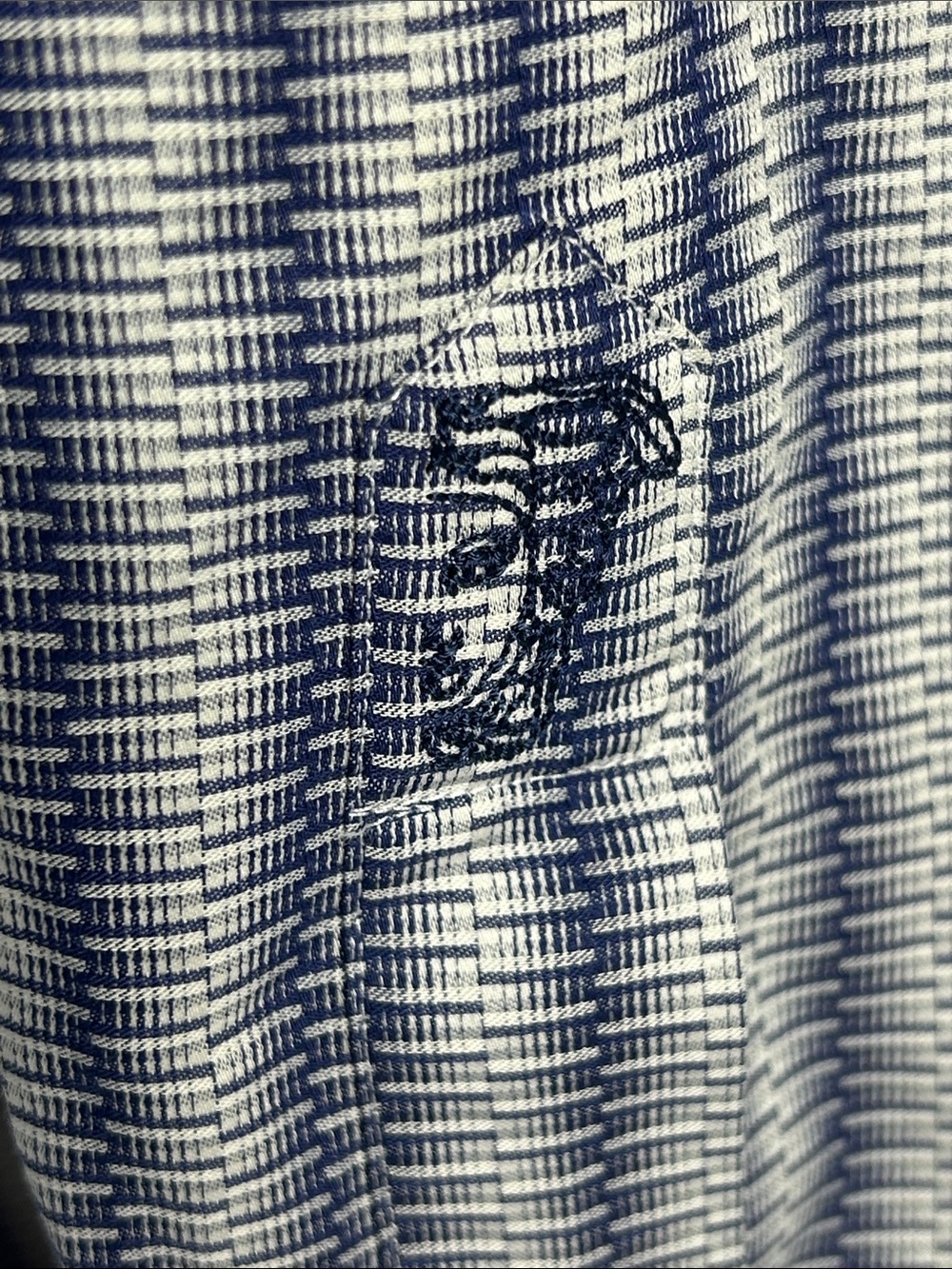 Versace Collection City Fit Men’s Size US Large EU 44 Blue Button Dress Shirt - Picture 4 of 11